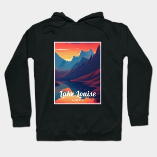 Lake Louise Alberta Canada ski Hoodie